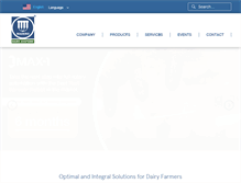 Tablet Screenshot of maderodairysystems.com